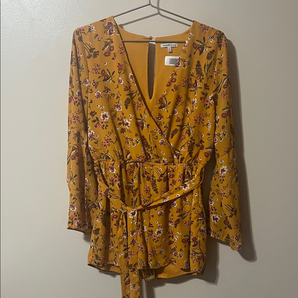 Floral Wrap Romper